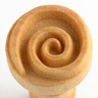 MKM Spiral 2.5cm wood stamp